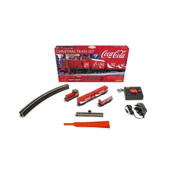 R1233M Hornby OO Gauge Coca Cola Christmas Train Set