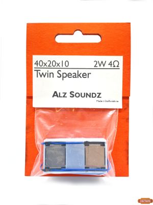 ALZ40X20X10D TWIN SPEAKER 4OHMS