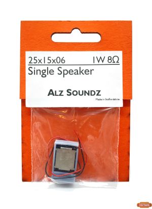 ALZ25X15X06 25mm x 15mm  x 6mm 1 Watt 8 Ohm Speaker