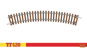 Hornby TT Gauge 8003 Curve - 1st Radius 30° 267mm