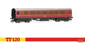 Hornby TT4008A TT Gauge LMS 57' Corridor Third, 1573 