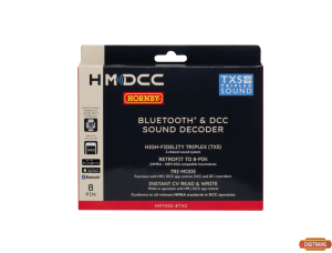 Hornby R7336 HM7000-8TXS: Bluetooth® & DCC Sound Decoder (8-pin)